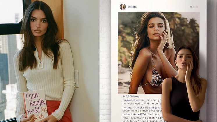 Images from Emily Ratajkowski's Instagram page
