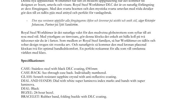 Pressmeddelande RSWT 41mm DLC Svenska med specifikation.pdf