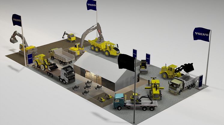 Volvokoncernen på Entreprenad Live 2014 - monter 2