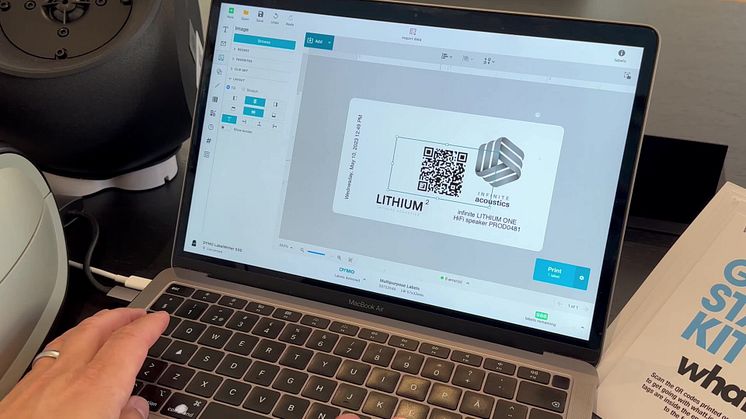 Easy creation of Generic Product Passports with QR codes and label printer