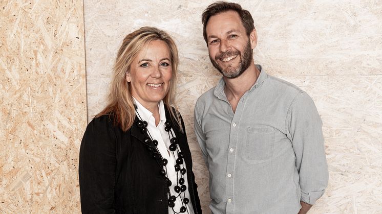 Johanna Nordstrand och Per Norberg, ansvariga arkitekter för Wester+Elsner arkitekter i Göteborg.