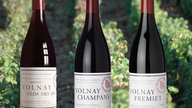Trippellansering av årgång 2014 från Domaine Marquis d'Angerville.