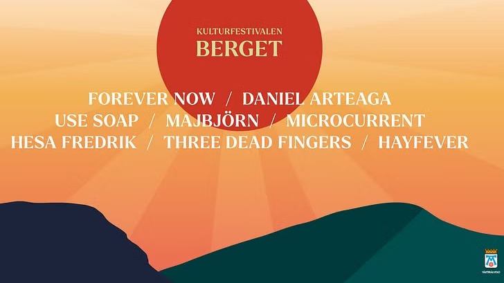 Kulturfestivalen Berget. Line-up för kvällen.