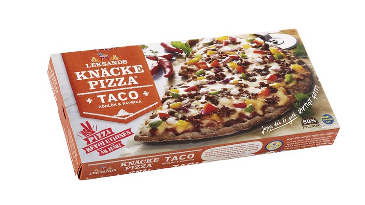 Leksands knäckepizza - taco (förpackning)