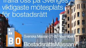 SafeTeam ställer ut på BostadsrättsMässan i Göteborg 21-22 nov 2014
