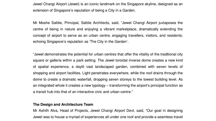 [FACT SHEET] Design & Architecture
