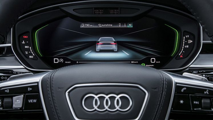 Audi AI køpilot i den nye Audi A8