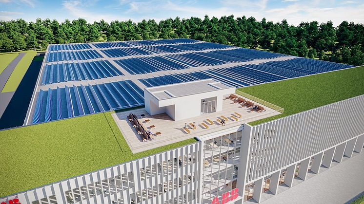 ABB bygger ett center för robotik och automationslösningar i Västerås som ska serva hela Europa. Där samlas forskning och utveckling, tillverkning, utbildning och service under ett tak. Bild: ABB