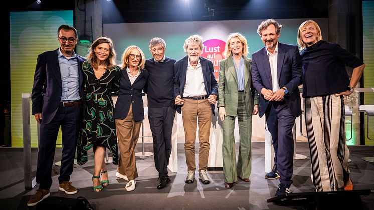 Cem Özdemir, Reinhold Messner und Maria Furtwängler inspirierten Hunderte auf der dm-Zukunftswoche zur Erhaltung unserer Lebensgrundlagen