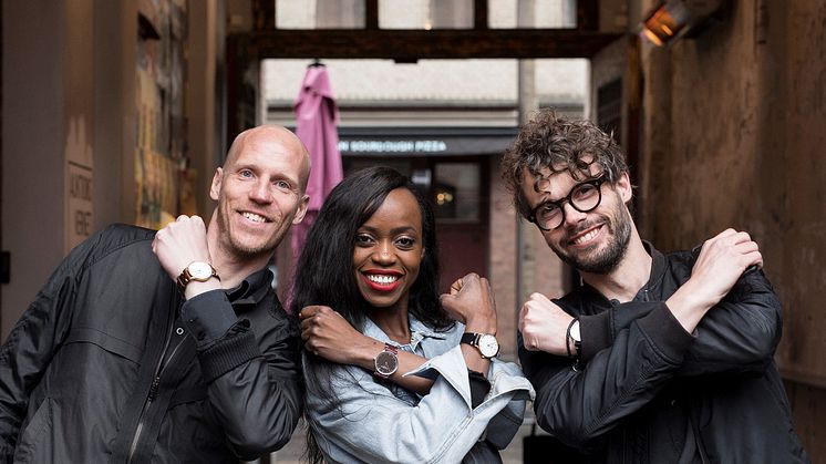 Grundarna, Erik Axelsson, Karl Rönneklev och Adetoun Ayoade