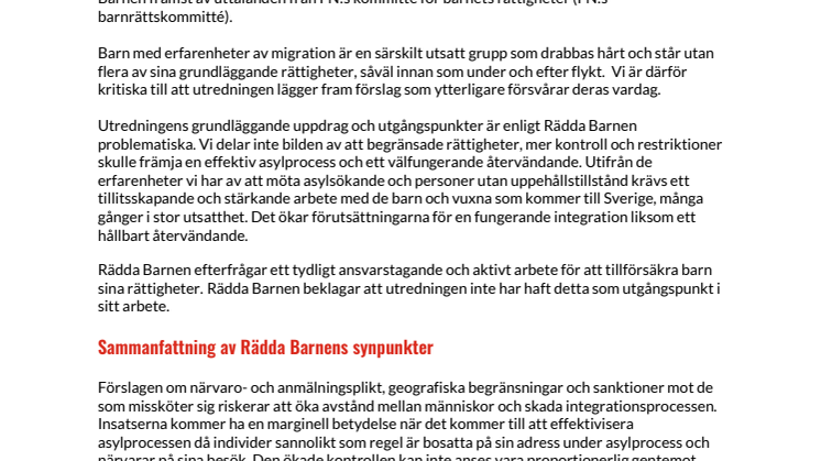 Rädda Barnens remissvar SOU2024_68 Mottagandelagen En ny lag för ordnat asylmottagande och effektivt återvändande.pdf
