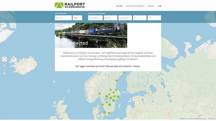 Railport Scandinavia får egen webbplats