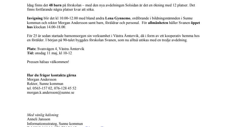 Fler barn kräver större förskola
