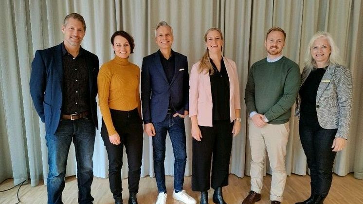 Hela styrelsen för Swedish Network of Event Destinations, däribland Caroline Törnblad, chef för möten & Evenemang på Destination Jönköping