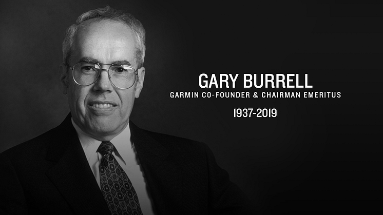Gary Burrell – medgrundare av Garmin® har gått bort