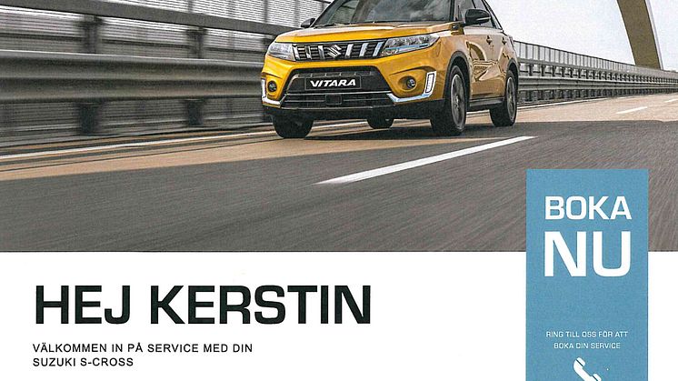 Servicepåminnelsen stöter på de servicekunder som missat boka service i rätt tid.