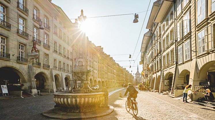 Mit dem Velo durch die Altstadt von Bern: Der "Rolling Foxtrail"