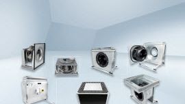 Katalog: Kompletta EC-lågenergifläktar för fastighetsventilation