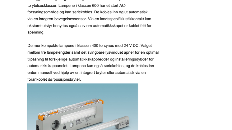 Optimal belysning av automatikkskapet ved hjelp av LED-teknologi