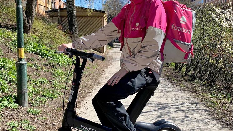 foodora och Wheels i samarbete kring elcyklar