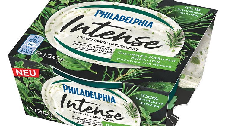 Philadelphia Intense hat einen überraschend intensiven Geschmack.