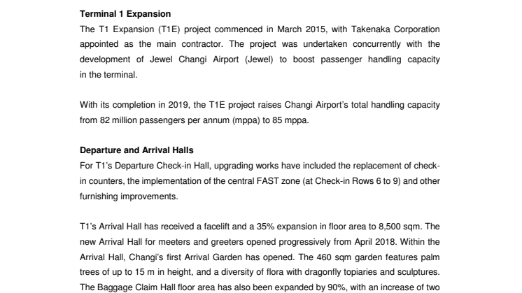 [FACT SHEET] Airport Facilities in Jewel