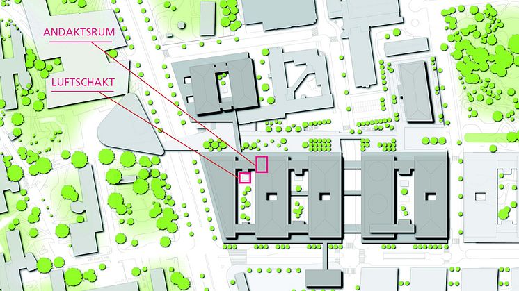 Skissuppdrag för NKS, Huvudentré och Andaktsrum
