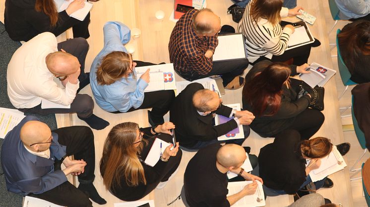 Deltagarna i medborgarrådet har träffats vid totalt nio tillfällen, varav två helger på en skola i Stockholmsområdet. Foto: Curt Gervich, Stockholm Resilience Centre
