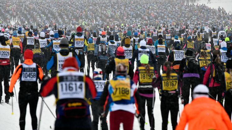Vasaloppet 2019 starten i Berga by Sälen