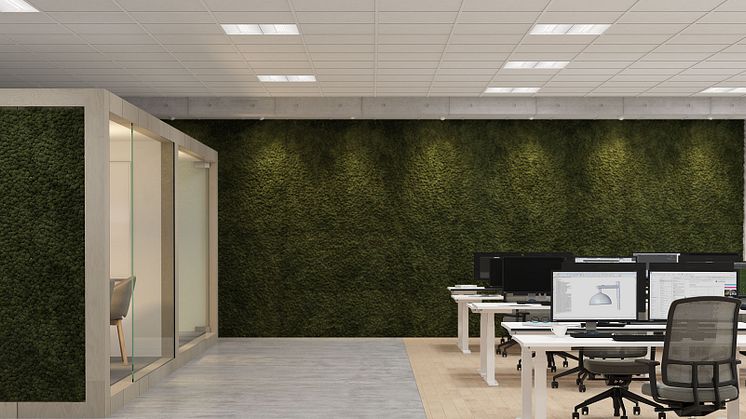 Flexible lighting control - Fagerhult e-Sense Organic G3.