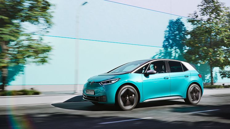 Pressfoto: Volkswagen ID.3, Continental Däck Sverige
