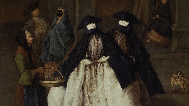 (1599) Parfumesælgeren_maleri af Pietro Longhi. År 1750-1752
