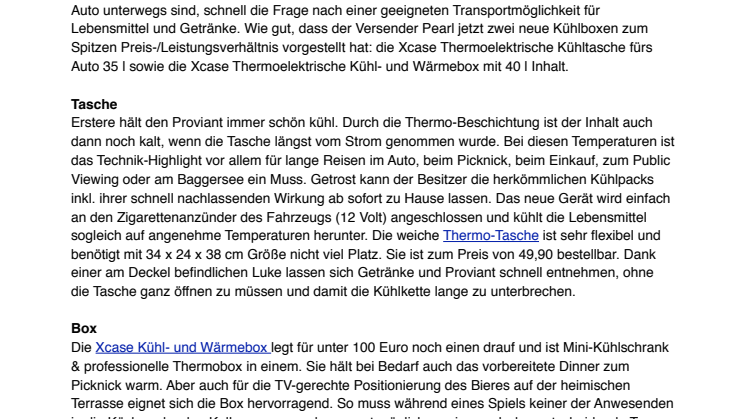 Fußballfans benötigen Abkühlung: Mobiler Kühlschrank fürs Auto