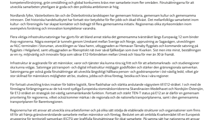 Nordiskt toppmöte i Lycksele