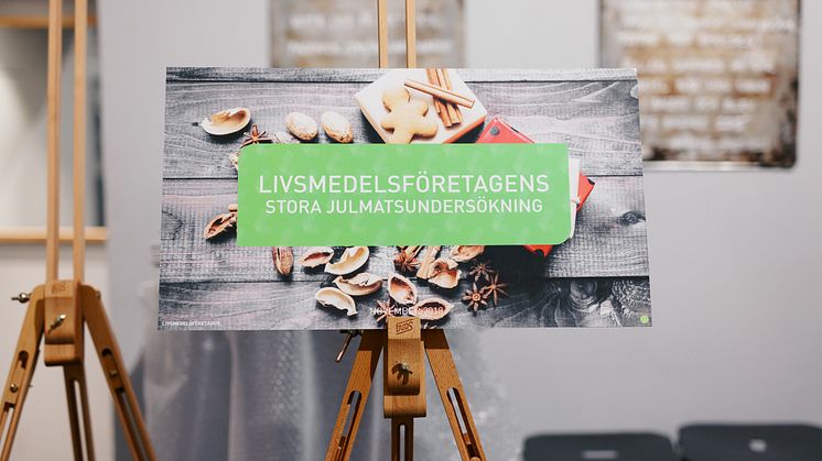 Bild från Livsmedelsföretagens julmatsträff 2018