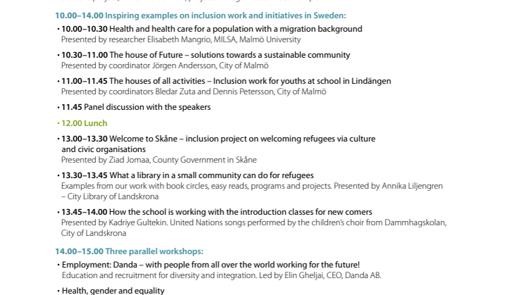 Program Together for inclusion