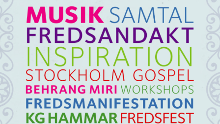 Kyrkorna arrangerar fredsbyggardag