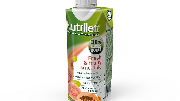 Nutrilett Fresh & Fruity Less sugar smoothie