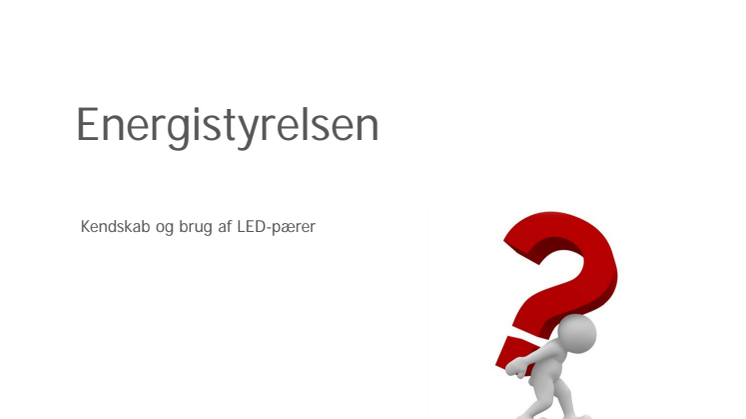 Information om A&B's analyse af LED-belysningen