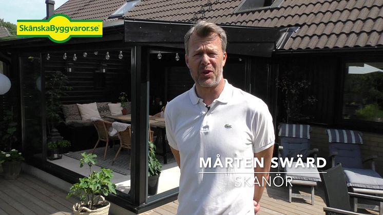 Videoreportage hos familjen Swärd i Skanör. 1:45