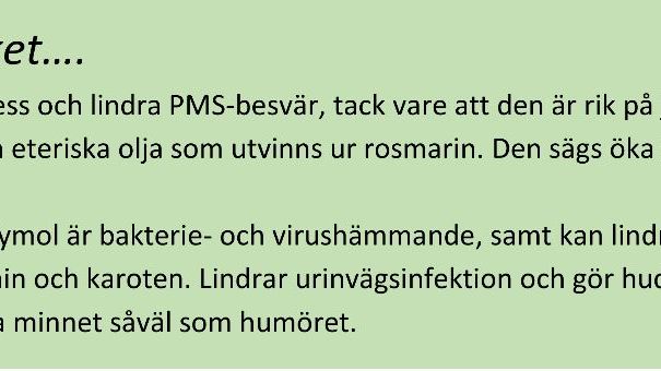 Örtapoteksruta, grön