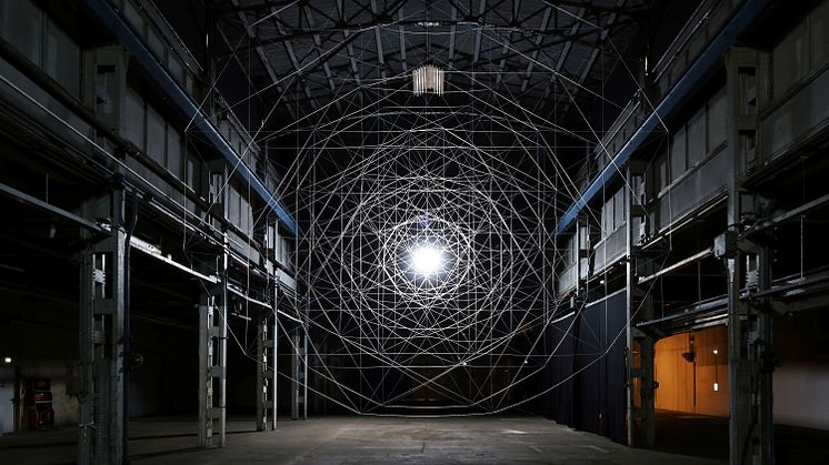 Blick in die Ausstellung „DIMENSIONS. Digital Art since 1859“ 