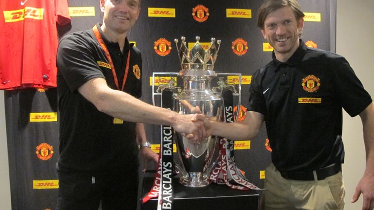 DHL tog Manchester Uniteds Champ19ns Trophy Tour till Stockholm 