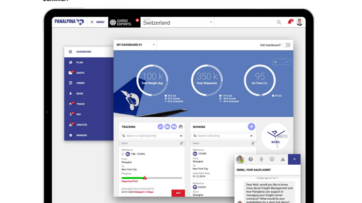 Panalpina launches industry-leading customer portal