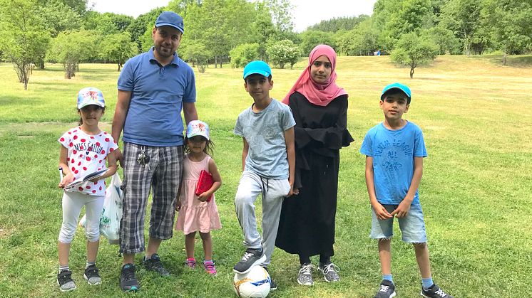 Nedre delen av den gröna oasen Järva DiscGolfPark där första etappen av Järva begravningsplats planeras att börja byggas nästa år.