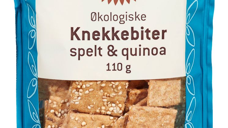 Helios knekkebiter med spelt og quinoa økologisk 110 g
