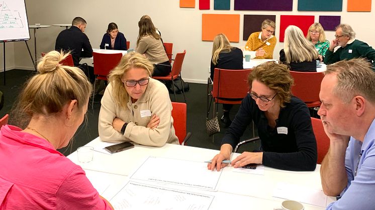 Workshops befäster kunskap och ger utrymme för samtal. Här ett tidigare tillfälle om Framtidens Konsument, med Malmö Citys verksamheter.
