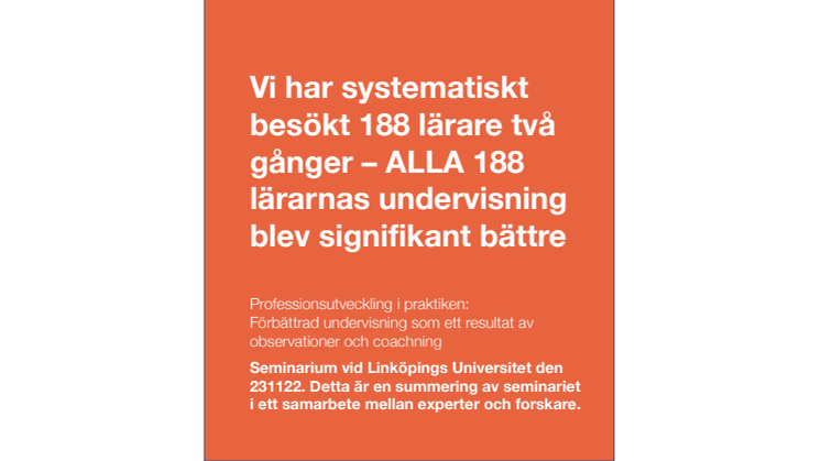 Goda nyheter om att utveckla undervisning för mer studiero, motivation och lärande - final.pdf