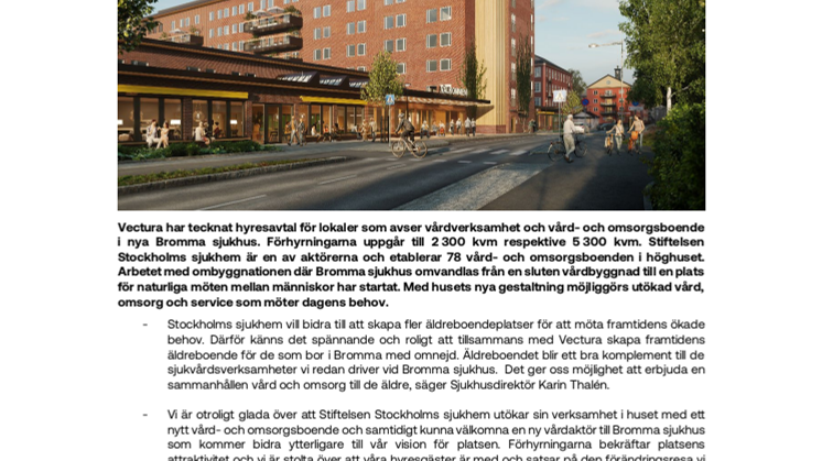 Pressmeddelande_Vectura tecknar nya hyresavtal för Bromma sjukhus.pdf
