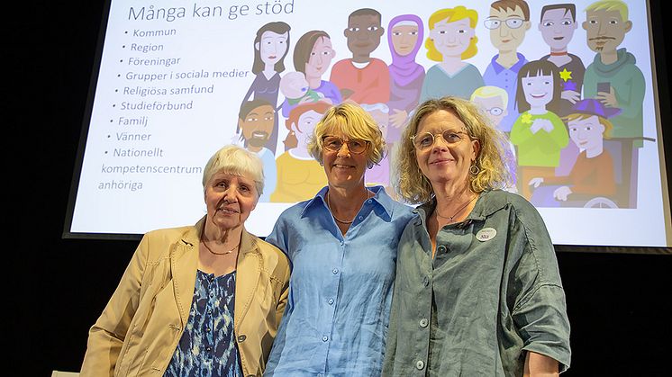 laine Johansson, ordförande i Funktionsrätt Västra Götaland och FUB, Carina Hvalstedt från riksförbundet Huntingtons sjukdom och Maria Ahlqvist från Nka inledde dagen.